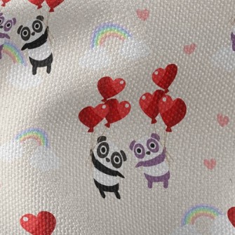 Love Balloon Little Bear Waterproof Canvas