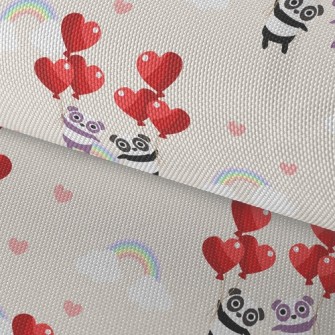 Love Balloon Little Bear Waterproof Oxford