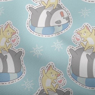 Swimming Ring Panda Kitten Pla Dobby