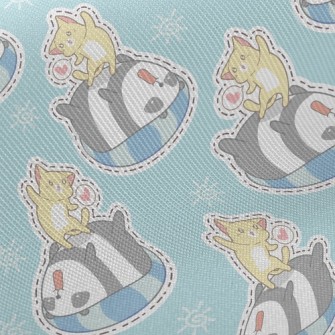 Swimming Ring Panda Kitten Pla Twill