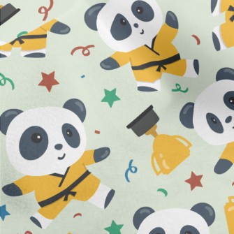 Panda Judo Champion Micro Fleece