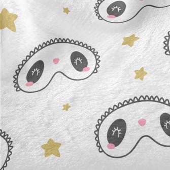 Panda Eye Shape Eye Mask Minky