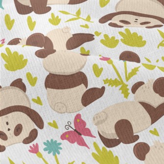 Tumbling And Playing Panda Modern Jersey