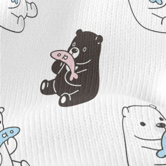 Enjoy Fish And Tricolor Bears Stretch Jersey