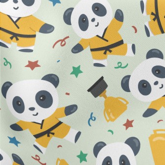 Panda Judo Champion Lightweight Cotton Poplin