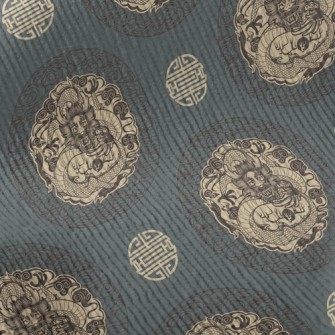 Ancient Mythical Beast Dragon Standard Corduroy