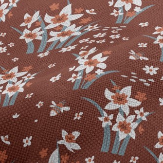 Bright Daffodils Performance Linen