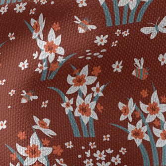 Bright Daffodils Waterproof Canvas