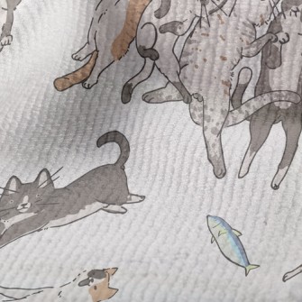 Snatch The Little Fish Cat Terry