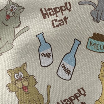 Happy Kitten Waterproof Canvas