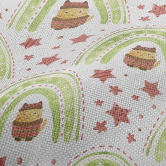Shiny Rainbow Kitten Performance Linen