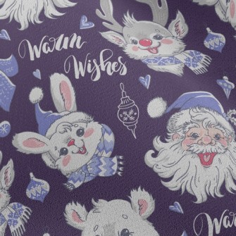 Happy Santa Claus Chiffon