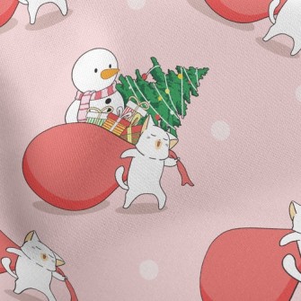 Cat Carries Gifts Stretch Ponte