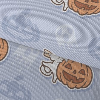 Laughing Pumpkin And Cat Waterproof Oxford