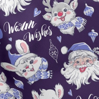 Happy Santa Claus Stretch Ponte