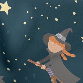 Full Moon Witch Owl Stretch Ponte