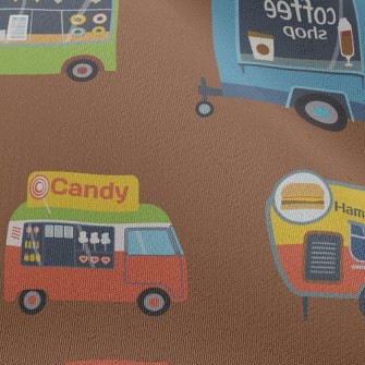 Various Food Trucks Chiffon