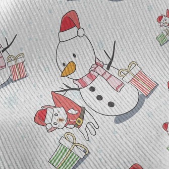 Christmas Snowman Trick Cat Standard Corduroy