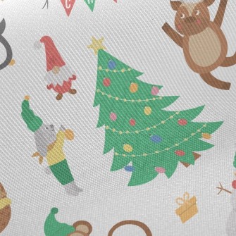 Christmas Animal Party Twill