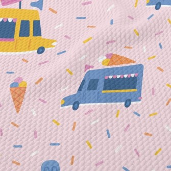 Ice Cream Truck Birdseye Piqué