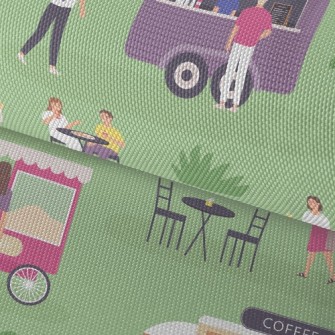 Delicious Mobile Food Truck Waterproof Oxford