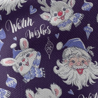 Happy Santa Claus Waterproof Canvas