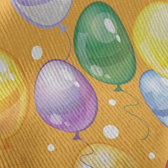 Colorful Oval Balloon Standard Corduroy