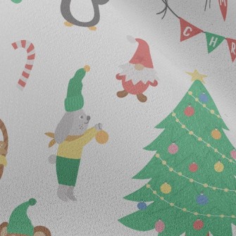 Christmas Animal Party Chiffon