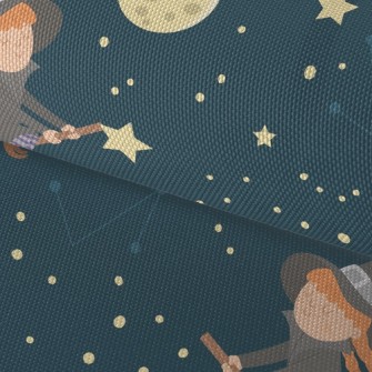 Full Moon Witch Owl Waterproof Oxford