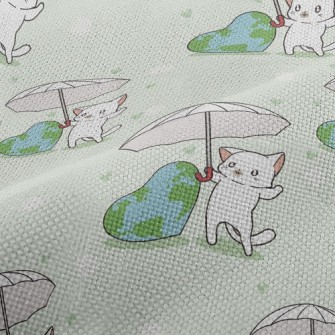 Cats Love The Earth Performance Linen