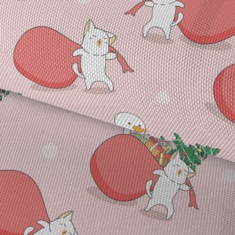 Cat Carries Gifts Waterproof Oxford