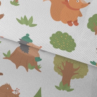 Small Animals Playing In The F Waterproof Oxford