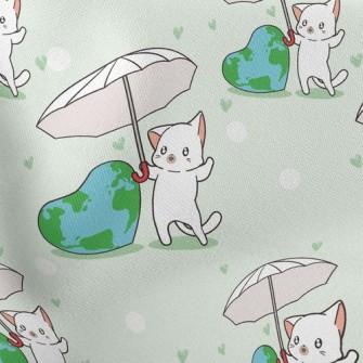 Cats Love The Earth Stretch Ponte