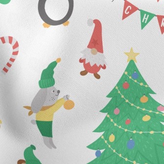 Christmas Animal Party Stretch Ponte