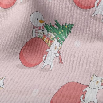 Cat Carries Gifts Terry