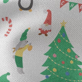Christmas Animal Party Waterproof Canvas