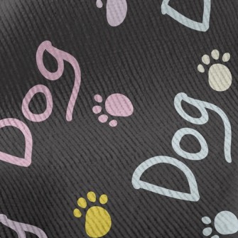 Fluorescent Dog In English Standard Corduroy