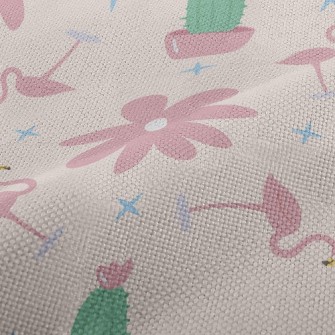 Flamingo Cactus Performance Linen