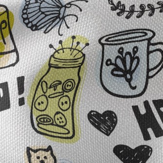 Mini Cup Kitten Waterproof Canvas