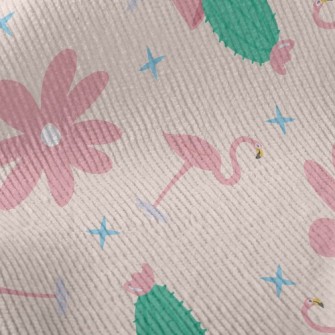 Flamingo Cactus Standard Corduroy