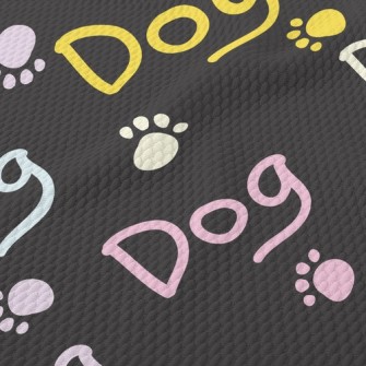 Fluorescent Dog In English Birdseye Piqué