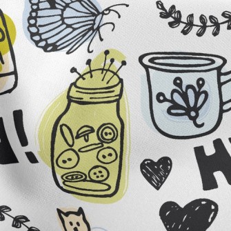 Mini Cup Kitten Stretch Ponte