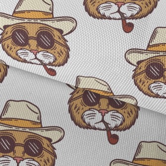 Cool Smoking Pipe Cat Waterproof Oxford