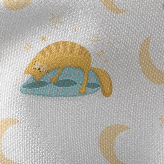 Lazy Sleeping Cat Waterproof Canvas