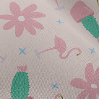 Flamingo Cactus Chiffon