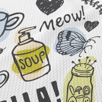 Mini Cup Kitten Birdseye Piqué