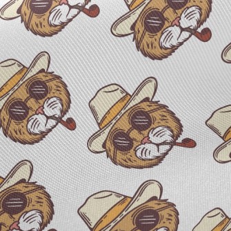 Cool Smoking Pipe Cat Twill