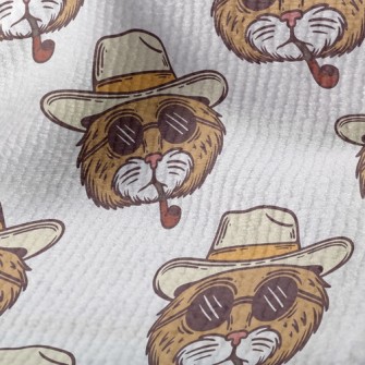 Cool Smoking Pipe Cat Terry