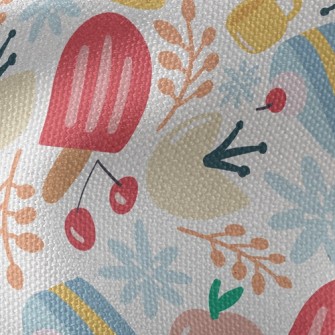 Garden Picnic Popsicles Waterproof Canvas
