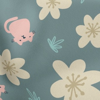 Kitten Little Flower Stretch Ponte